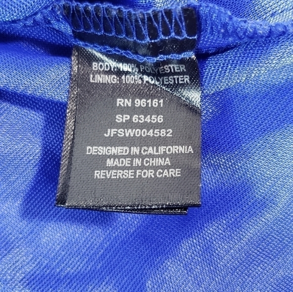 Bebop Blue Dress With Pockets - Picture 5 of 6